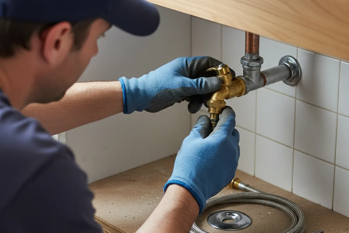 Shutoff valve and fitting work during Emergency Plumbing in Nicasio